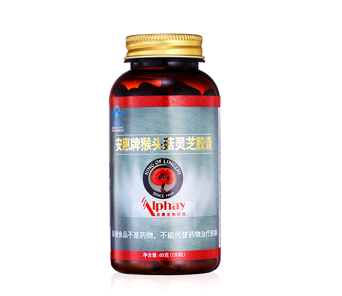 jnh官网牌猴头菇灵芝胶囊